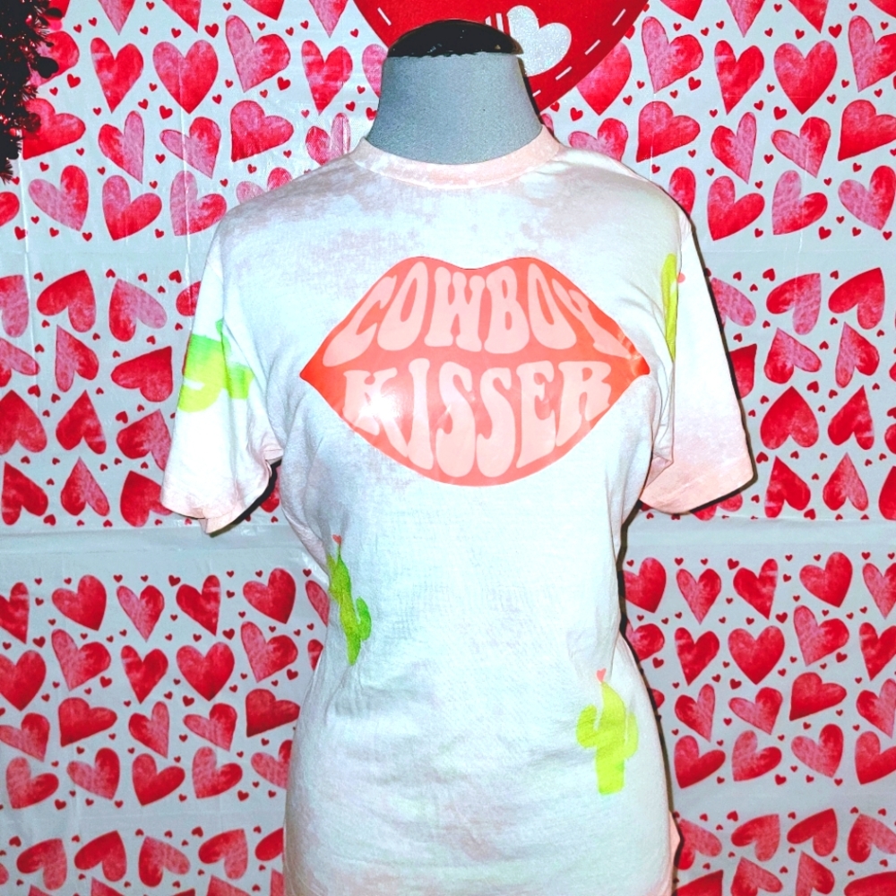 Handmade bleached tee